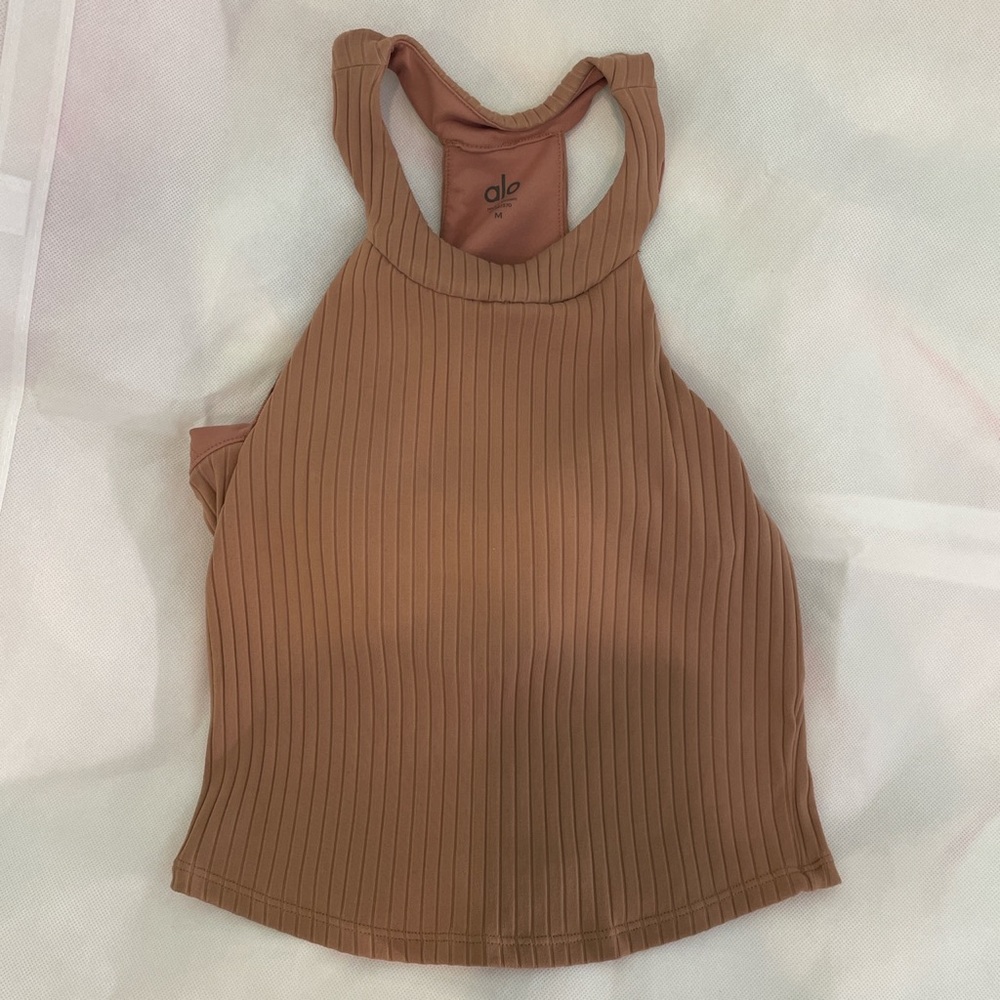 Alo Yoga tank top with attached bra/padding